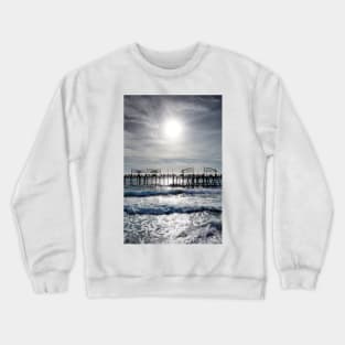 Redondo Beach Pier Sunset Onset Crewneck Sweatshirt